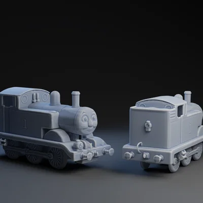Mô hình tàu hỏa Thomas (Thomas The Train) in 3D chất lượng cao