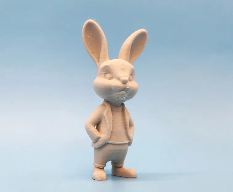 Mô hình 3D chú thỏ lịch lãm (Well Dressed Rabbit) trang trí Phục sinh - Image 1