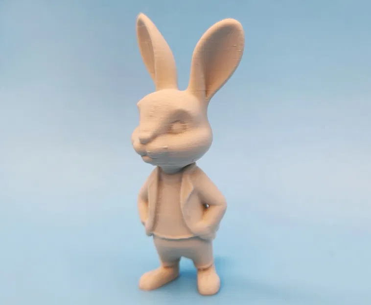 Mô hình 3D chú thỏ lịch lãm (Well Dressed Rabbit) trang trí Phục sinh - Image 2