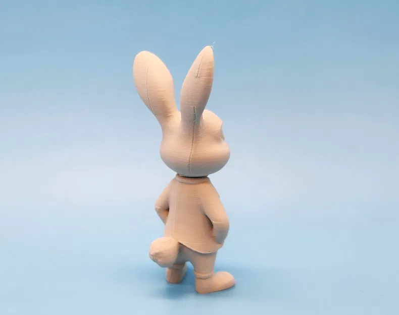 Mô hình 3D chú thỏ lịch lãm (Well Dressed Rabbit) trang trí Phục sinh - Image 3