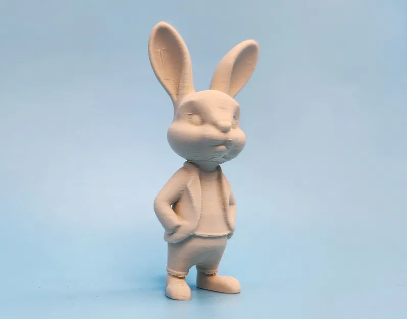 Mô hình 3D chú thỏ lịch lãm (Well Dressed Rabbit) trang trí Phục sinh - Image 6