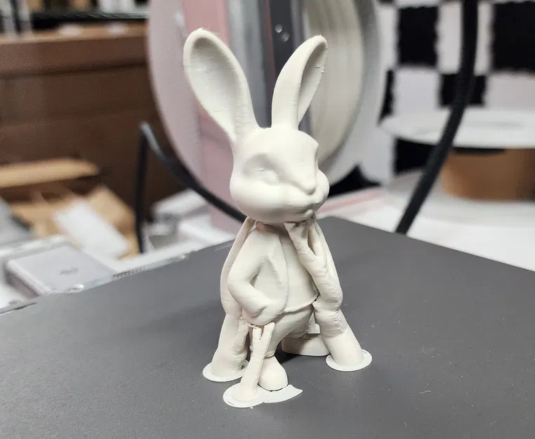 Mô hình 3D chú thỏ lịch lãm (Well Dressed Rabbit) trang trí Phục sinh - Image 7