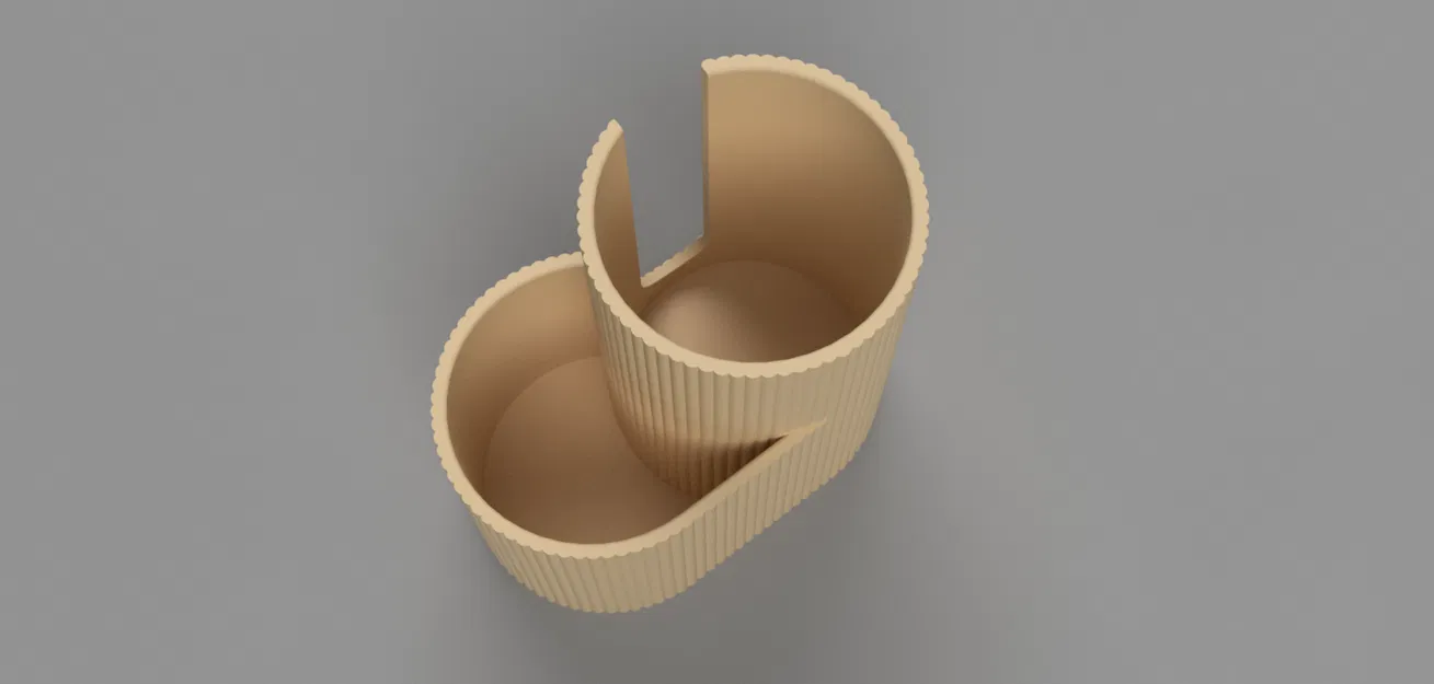 Khay đựng bông tẩy trang và tăm bông thiết kế sọc đẹp mắt - Image 3