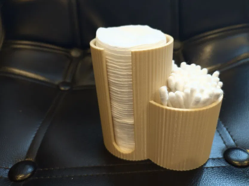 Khay đựng bông tẩy trang và tăm bông thiết kế sọc đẹp mắt - Image 5