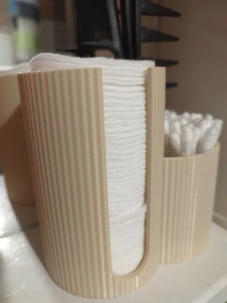 Khay đựng bông tẩy trang và tăm bông thiết kế sọc đẹp mắt - Image 6