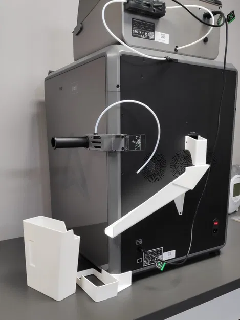 K2 Plus - Máng xả nhựa bên phải kèm thùng chứa tháo rời - Image 1