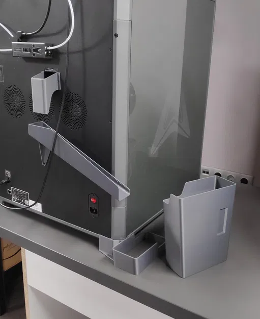 K2 Plus - Máng chứa rác thải bên trái kèm thùng có thể tháo rời - Image 1