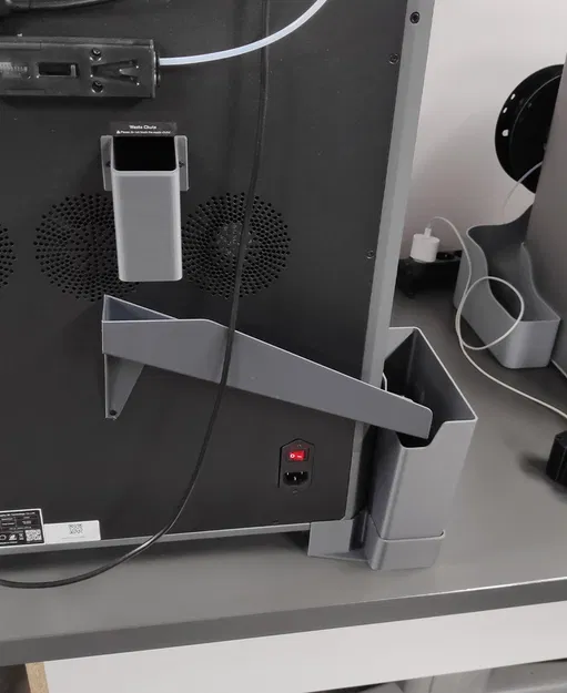 K2 Plus - Máng chứa rác thải bên trái kèm thùng có thể tháo rời - Image 3