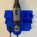 Giá treo tường cho Dremel 4000 kèm ngăn đựng mũi khoan - Thumbnail 2