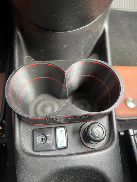 Đế giữ cốc (Cup holder) cho Fiat 500 / Abarth - Image 2