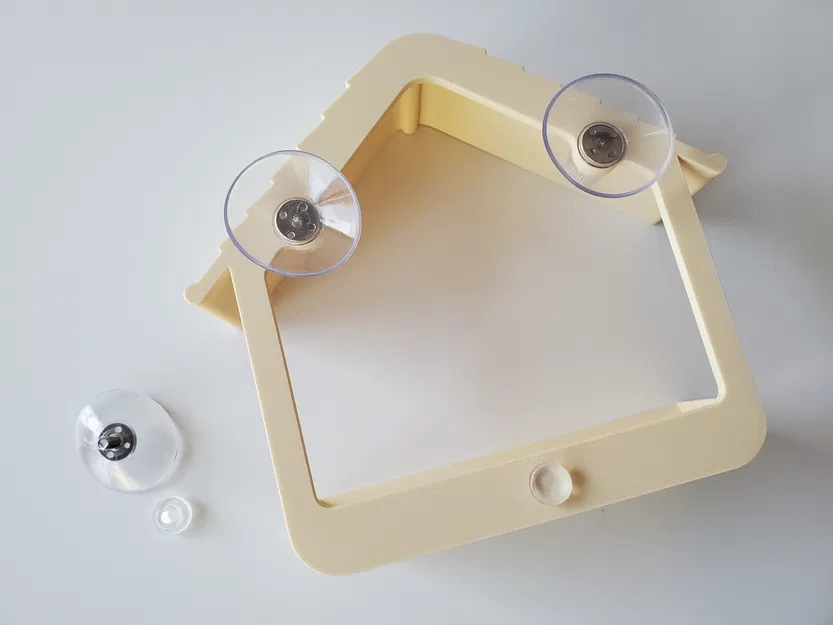 Máng ăn cho chim gắn cửa sổ #1 (FreeCAD) - Image 2