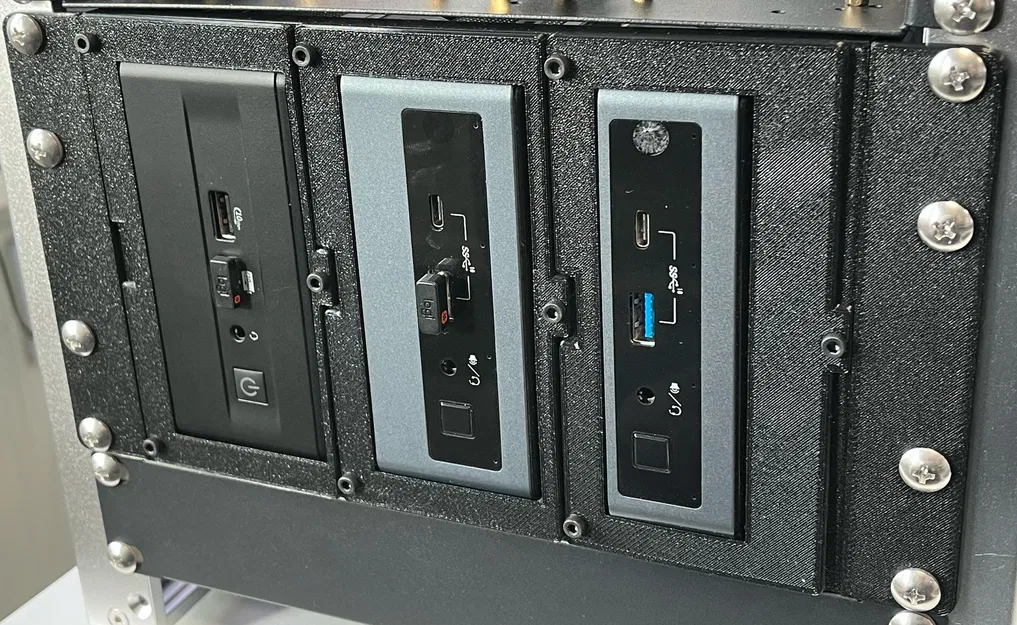 Khung gắn Intel NUC lên tủ rack 10 inch (3U) - Image 1