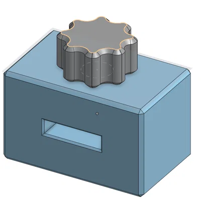 Cữ lấy dấu (Marking gauge) cho thước gấp (OnShape)