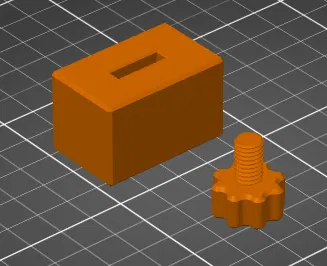 Cữ lấy dấu (Marking gauge) cho thước gấp (OnShape) - Image 4