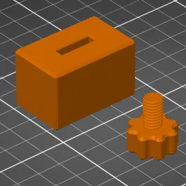 Cữ lấy dấu (Marking gauge) cho thước gấp (OnShape)
