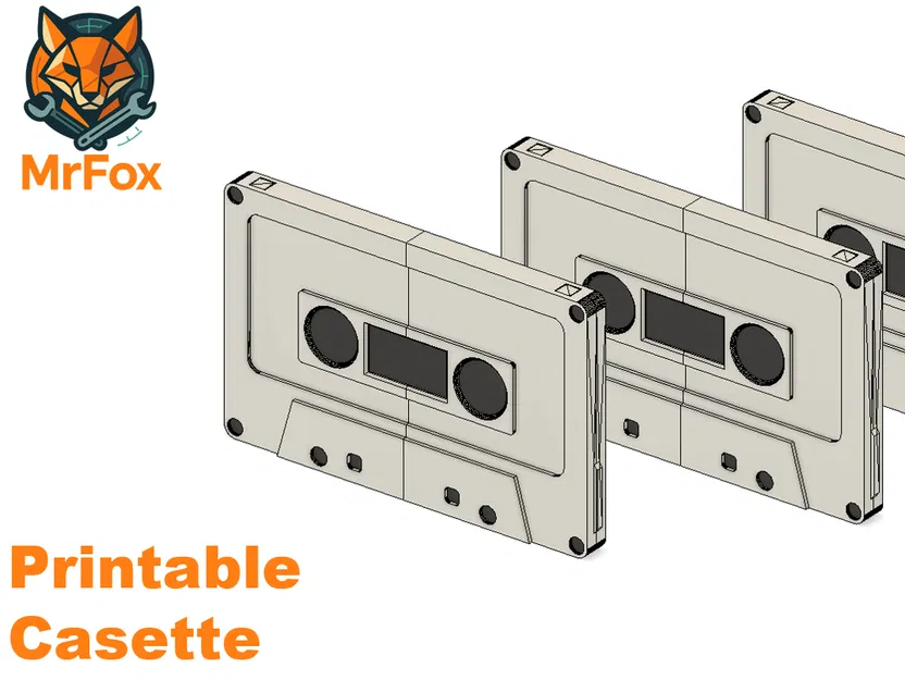 Băng Cassette In 3D - Kích thước thực - Image 1
