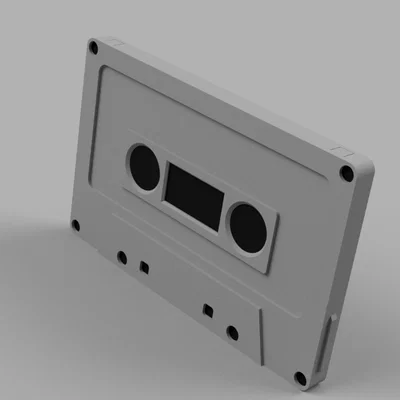 Băng Cassette In 3D - Kích thước thực