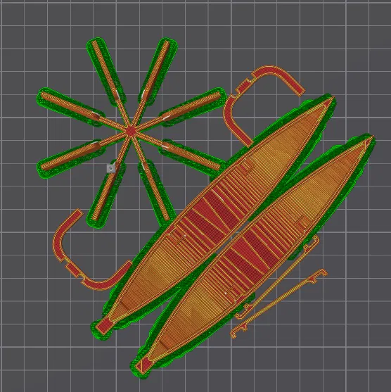 Mô hình thuyền Catamaran chạy bằng dây thun - Image 3