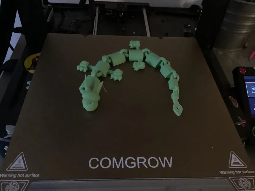 Mô hình rồng khớp nối linh hoạt (Articulated Dragon) - In 3D dễ dàng - Image 1