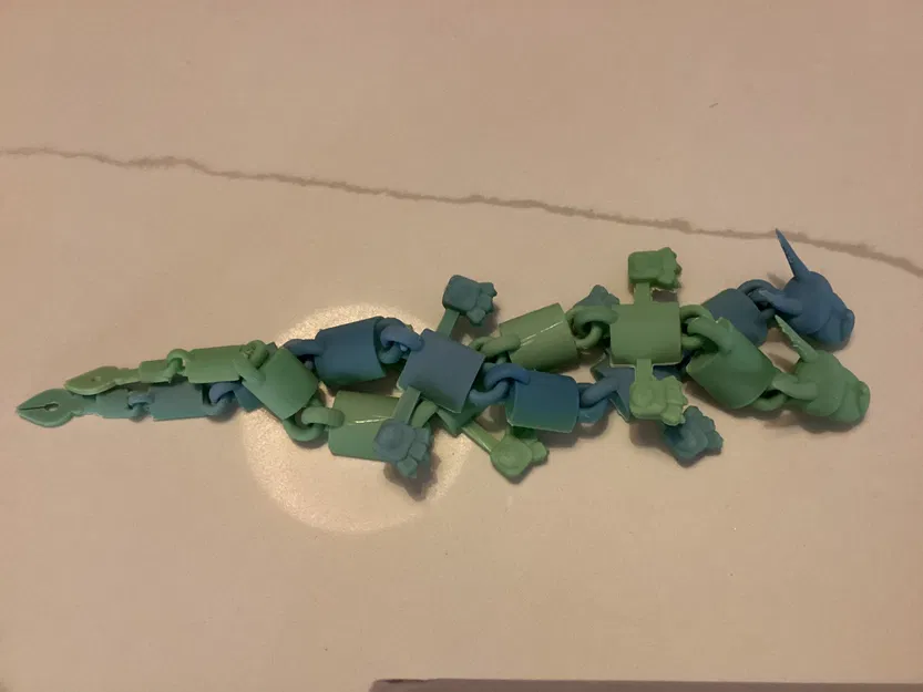 Mô hình rồng khớp nối linh hoạt (Articulated Dragon) - In 3D dễ dàng - Image 4