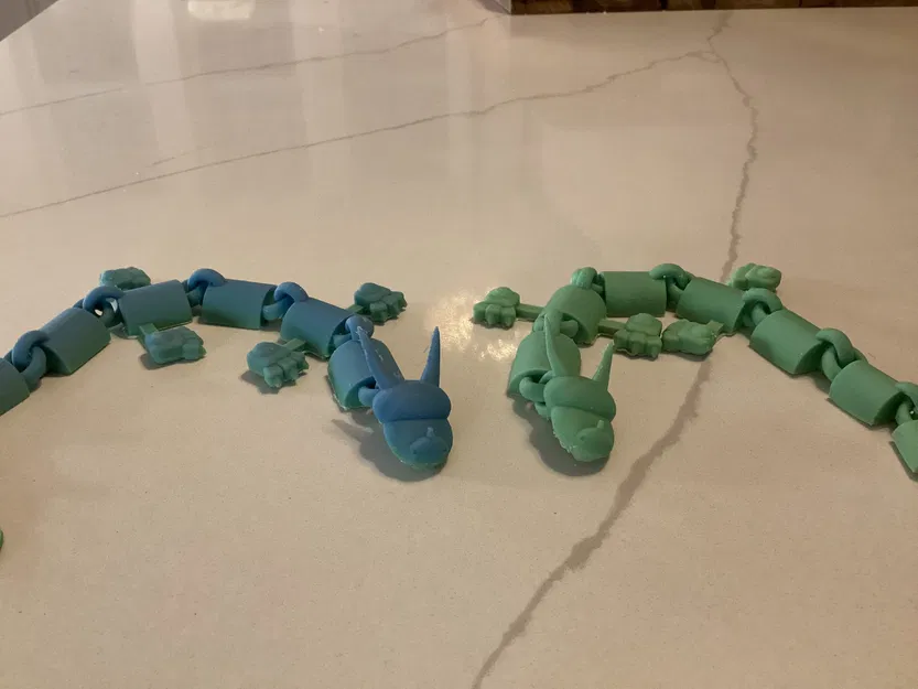 Mô hình rồng khớp nối linh hoạt (Articulated Dragon) - In 3D dễ dàng - Image 5