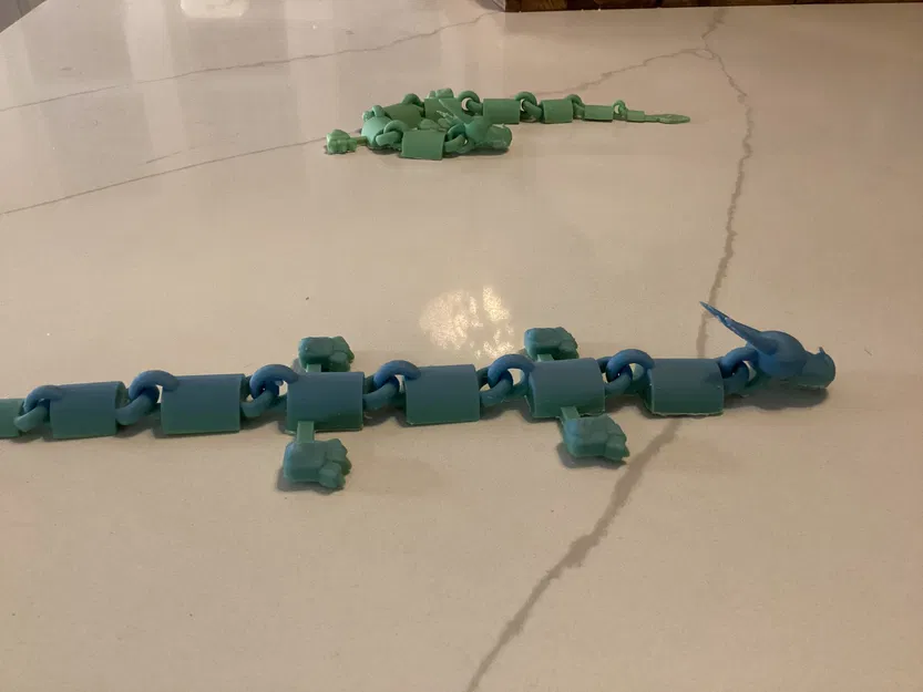 Mô hình rồng khớp nối linh hoạt (Articulated Dragon) - In 3D dễ dàng - Image 8