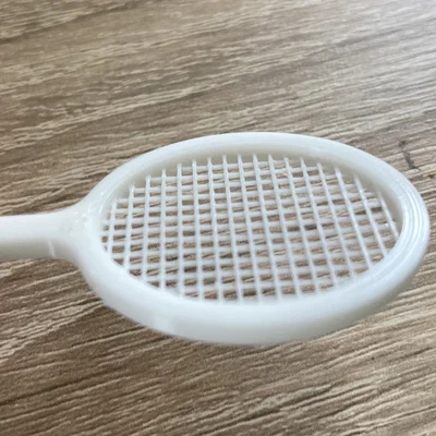 Mô hình vợt cầu lông mini in 3D không cần support