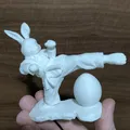 Mô hình trang trí thỏ Karate đón lễ Phục Sinh cực độc đáo - Thumbnail 1