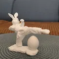 Mô hình trang trí thỏ Karate đón lễ Phục Sinh cực độc đáo - Thumbnail 3