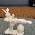 Mô hình trang trí thỏ Karate đón lễ Phục Sinh cực độc đáo - Thumbnail 4