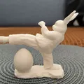 Mô hình trang trí thỏ Karate đón lễ Phục Sinh cực độc đáo - Thumbnail 5