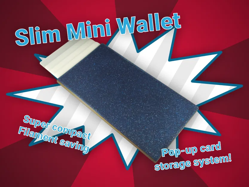 Slim Mini Wallet - Ví mini trượt lấy thẻ siêu mỏng - Image 1