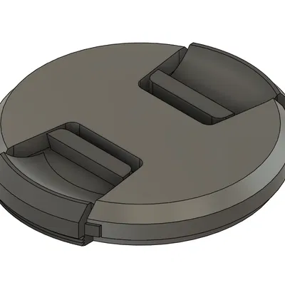 Nắp đậy ống kính máy ảnh với lò xo in 3D