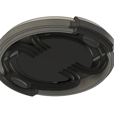 Nắp đậy ống kính máy ảnh với lò xo in 3D