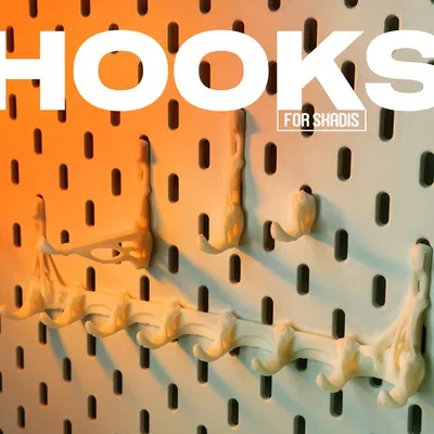 Bộ móc treo đồ cho bảng pegboard IKEA Skadis