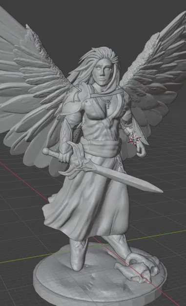 Mô hình Thiên thần Mặt trời Solar Angel cực nét cho game DnD - Image 1