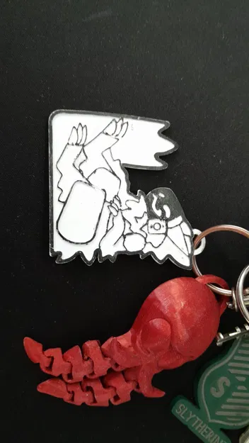 Móc khóa hình Protogen cực chất cho fan Furry - Image 1