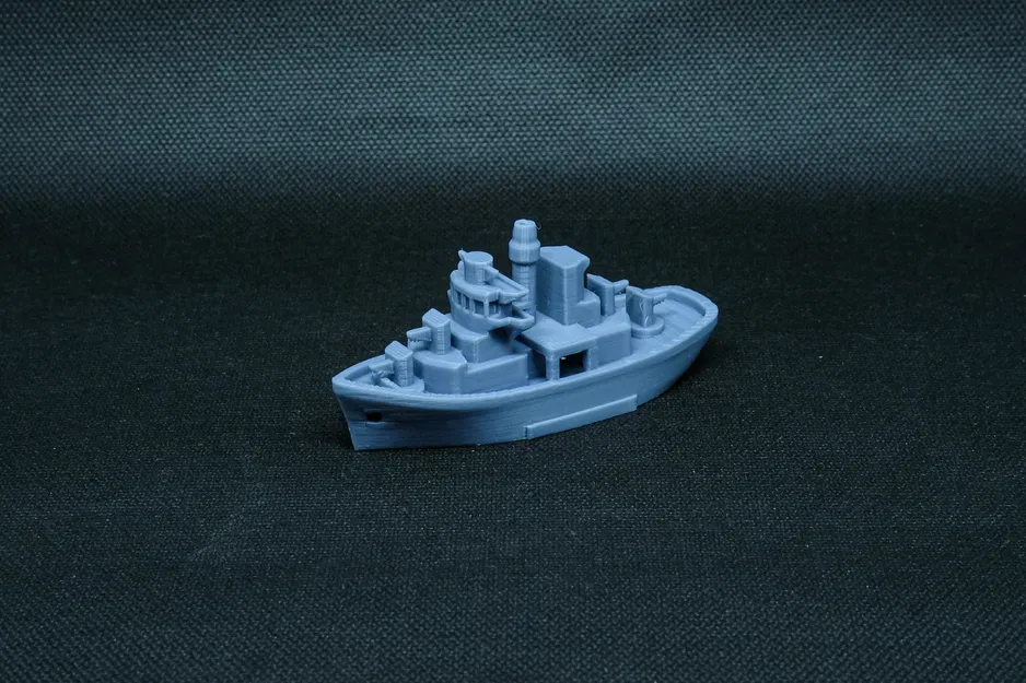 Mô hình 3D Benchy tàu chiến USS Erie - Image 1
