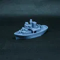 Mô hình 3D Benchy tàu chiến USS Erie - Thumbnail 1