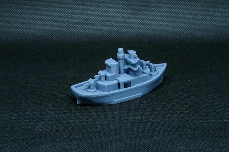 Mô hình 3D Benchy tàu chiến USS Erie - Image 2