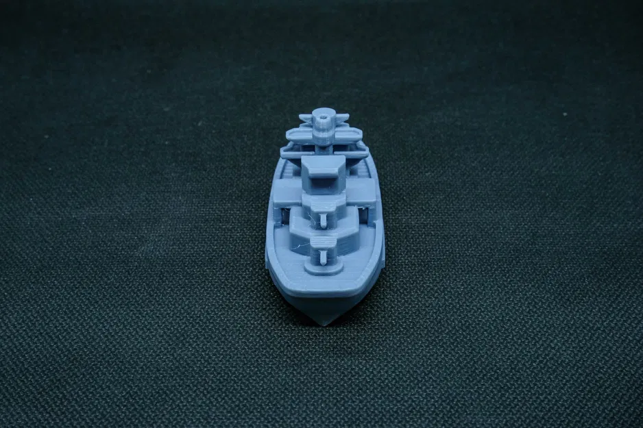 Mô hình 3D Benchy tàu chiến USS Erie - Image 4