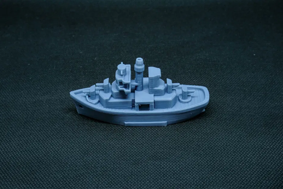 Mô hình 3D Benchy tàu chiến USS Erie - Image 5