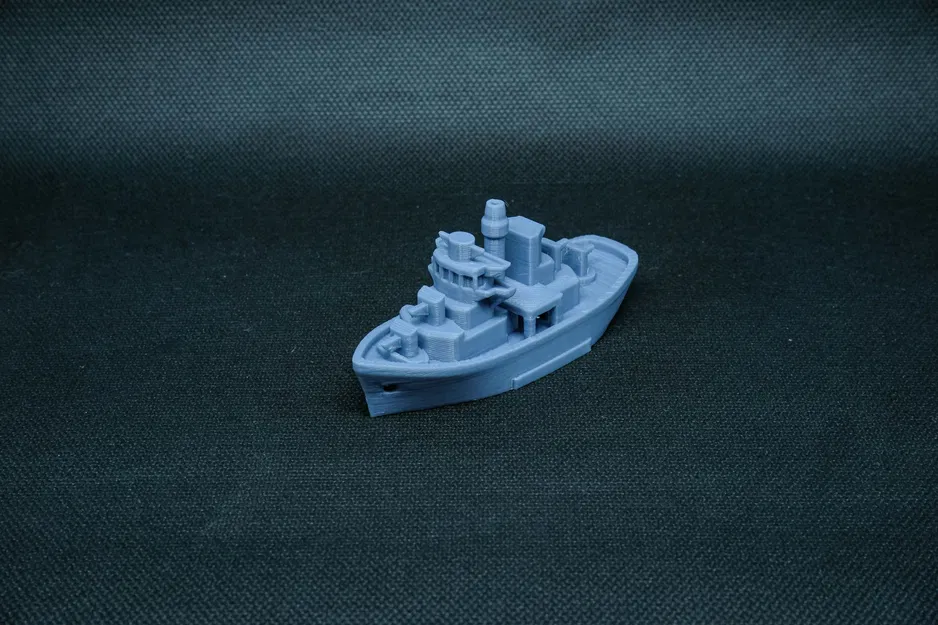 Mô hình 3D Benchy tàu chiến USS Erie - Image 7