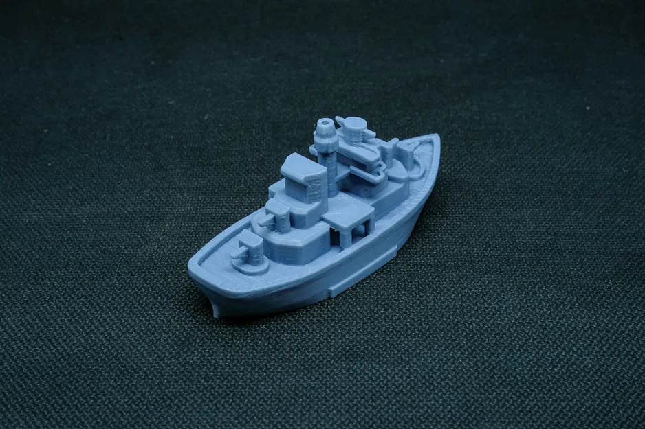 Mô hình 3D Benchy tàu chiến USS Erie - Image 8