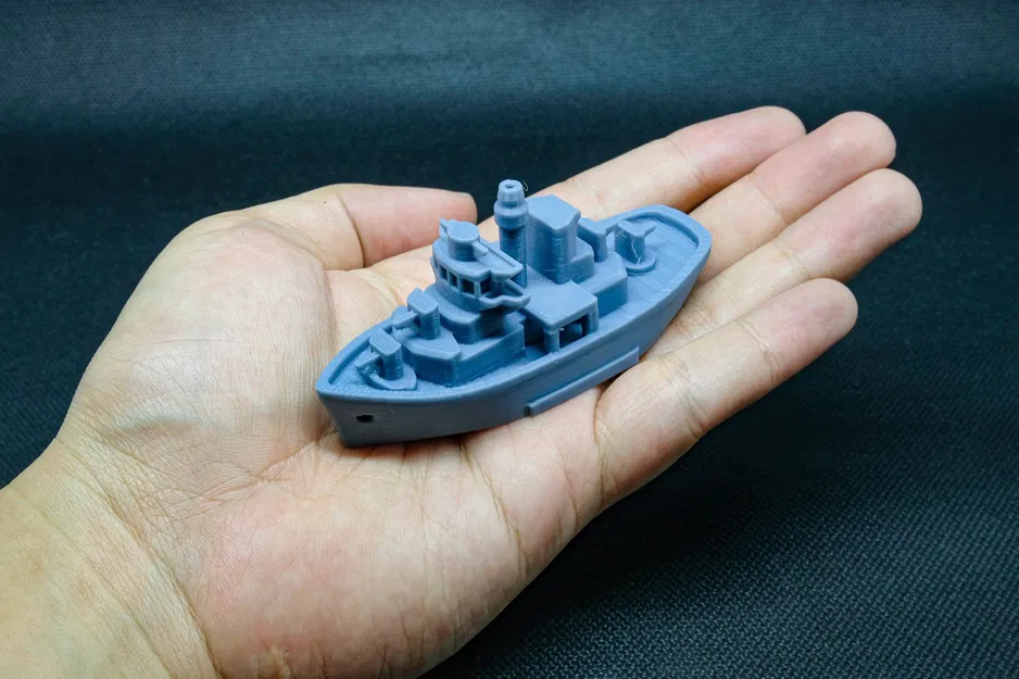 Mô hình 3D Benchy tàu chiến USS Erie - Image 10