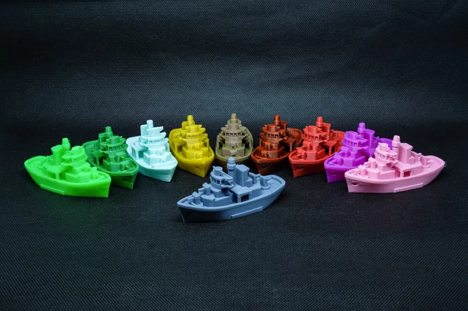 Mô hình 3D Benchy tàu chiến USS Erie - Image 11