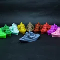 Mô hình 3D Benchy tàu chiến USS Erie - Thumbnail 11