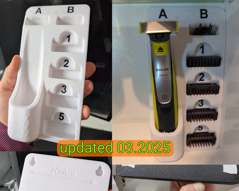 Giá treo tường cho máy cạo râu Phillips OneBlade - Image 1