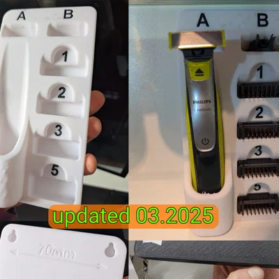 Giá treo tường cho máy cạo râu Phillips OneBlade