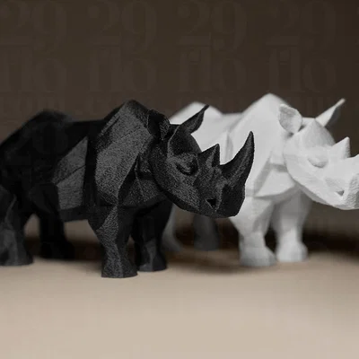 Mô hình tượng trang trí Tê Giác (Rhino Decor Figurine)
